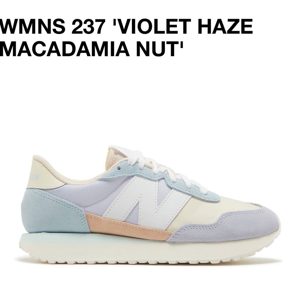 New Balance 237 Violet Haze Macadamia Nut